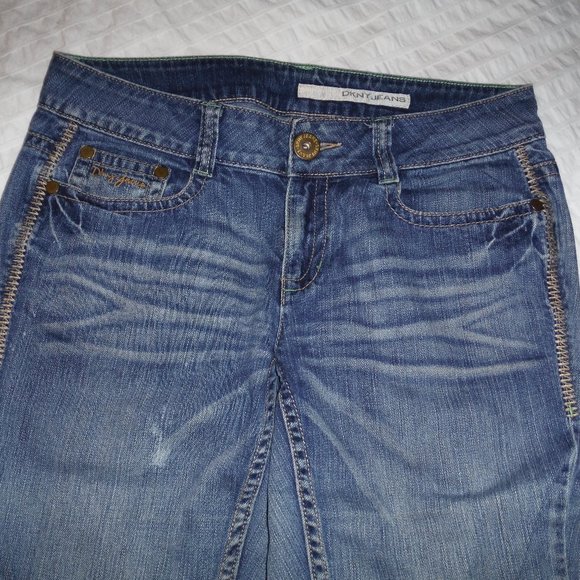 DKNY bootleg 5 pkt jeans - Picture 3 of 9